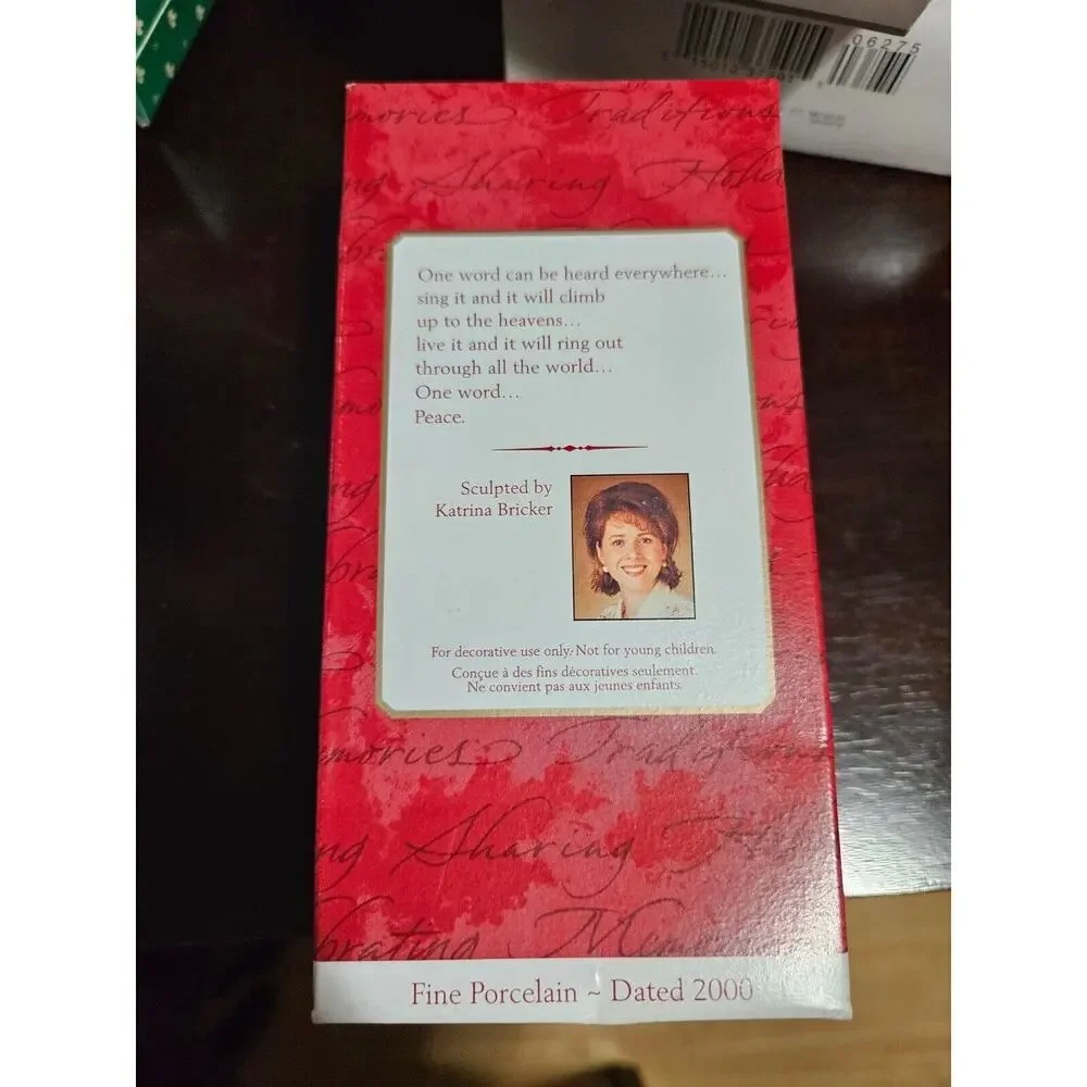 Hallmark Keepsake 2000 Angelic Bell Christmas Ornament Club Edition Angel VTG